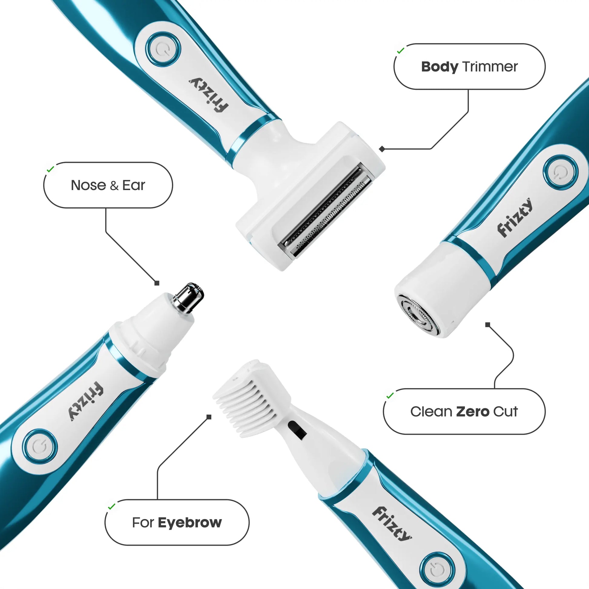 Bikini trimmer for women | Eyebrow trimmer for women and facial hair trimmer attachment