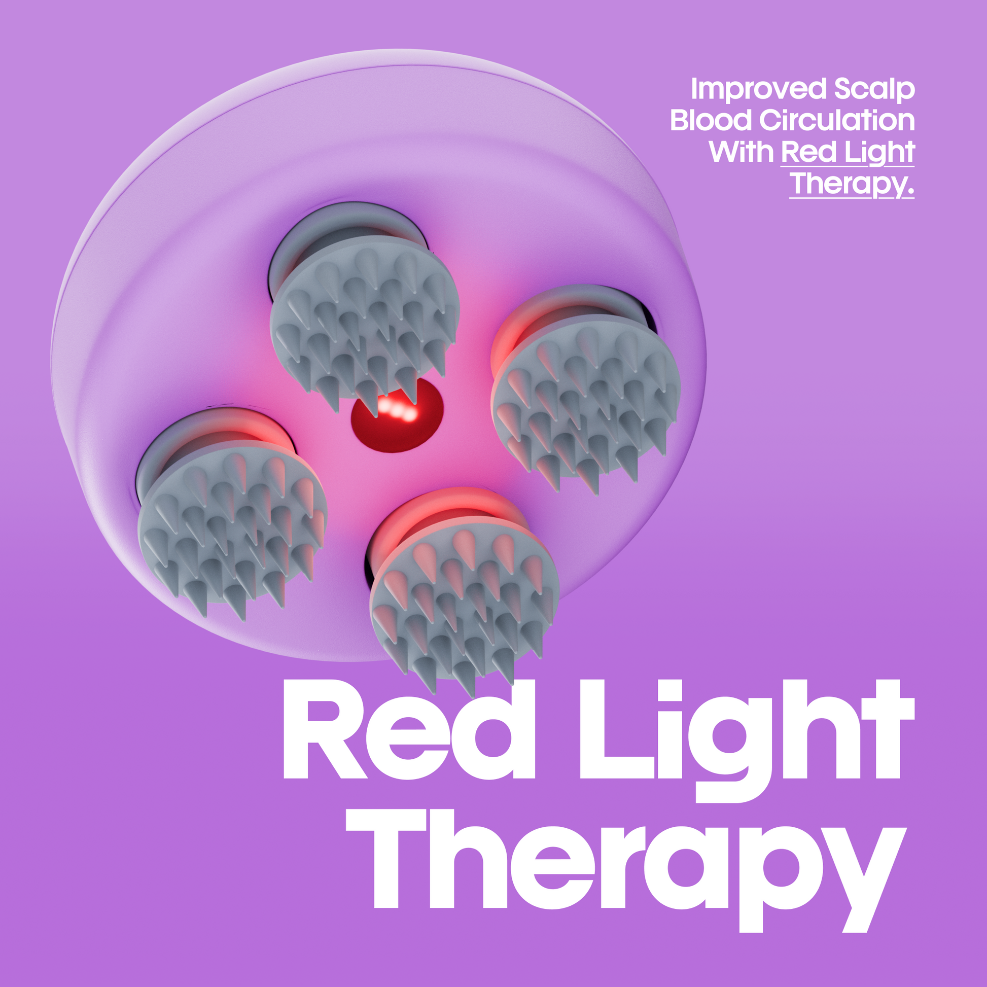 Red Light Therapy Hair Massager