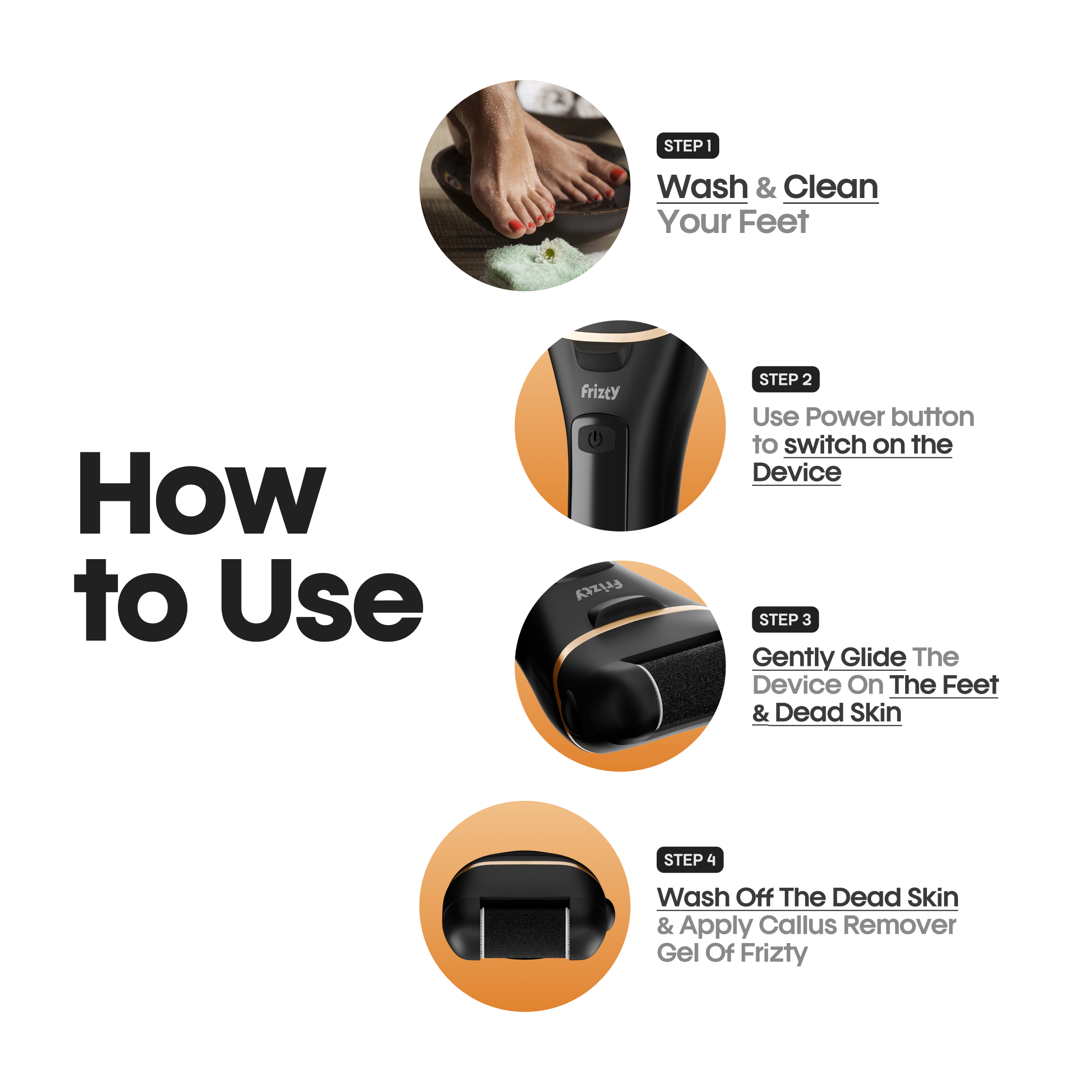 Frizty Ultimate Callus Remover – Smooth Feet Made Easy