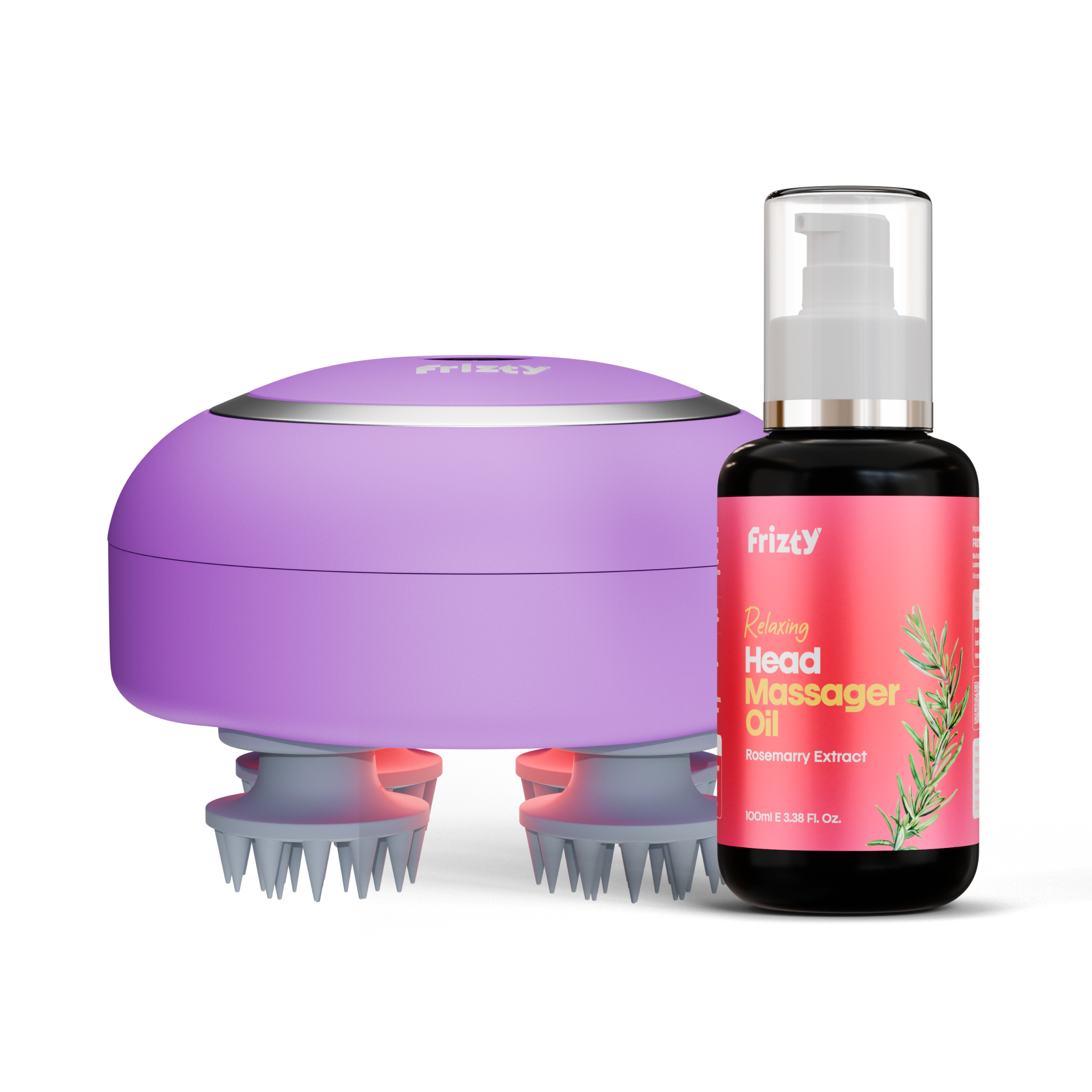 Head Scalp Electric Massager Combo