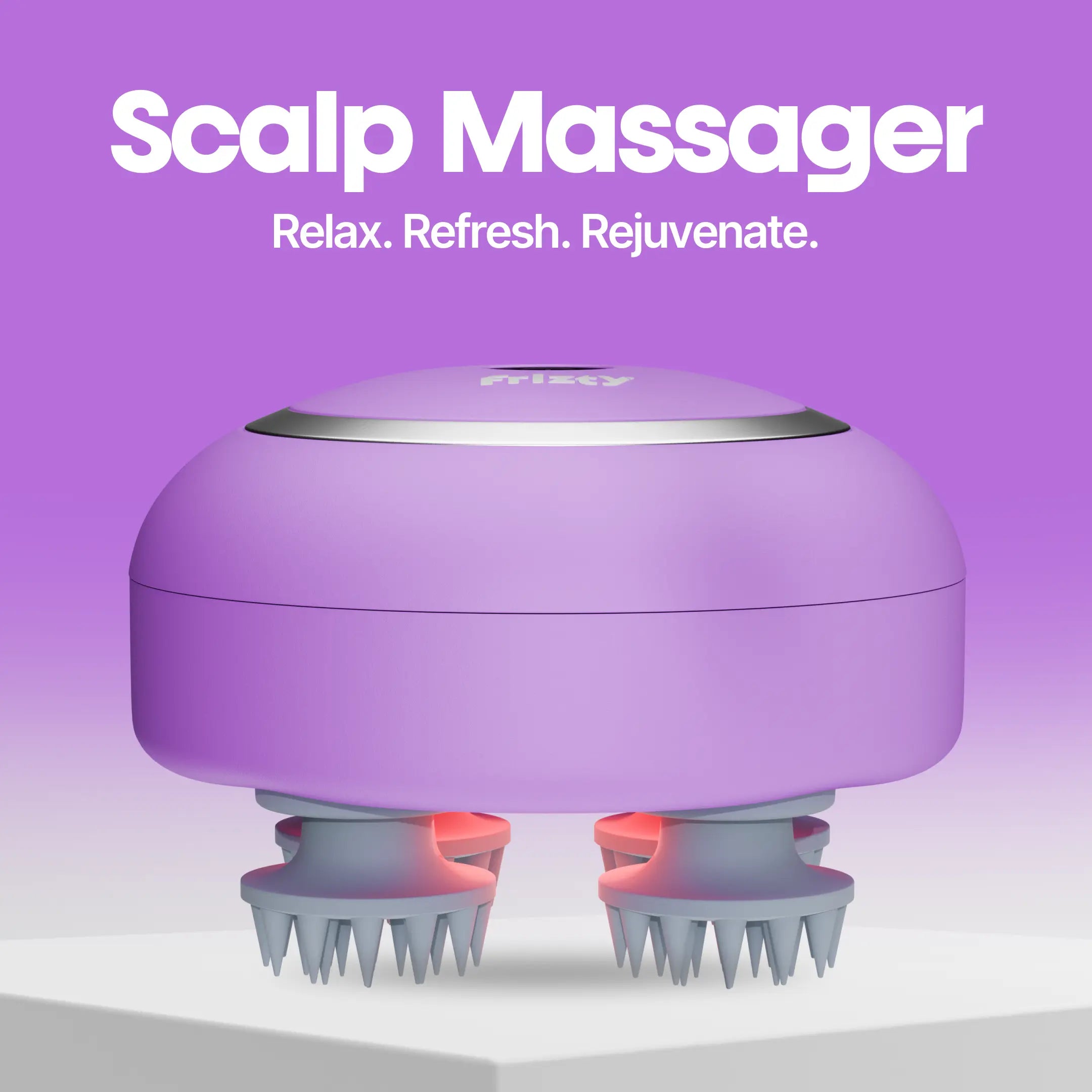 Scalp Electric Head Massager & Red Light Therapy Hair Massager – Frizty