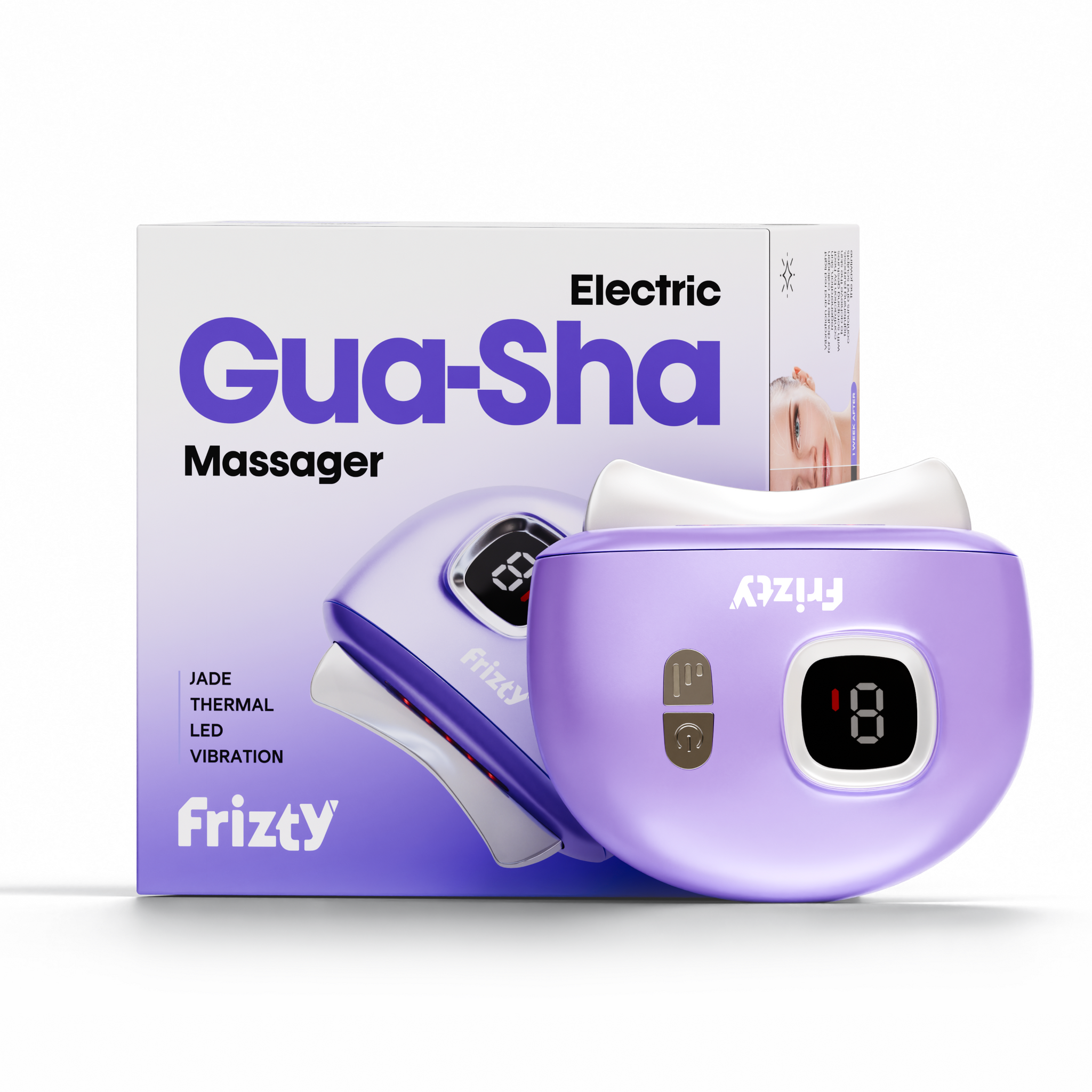 Electric Guasha Massager with 2 Modes | Red Light Therapy | Sonic Pulsation & Heat Therapy Facial Massager | Scraping Tool for Acne Control, Anti-Wrinkle & Anti Ageing