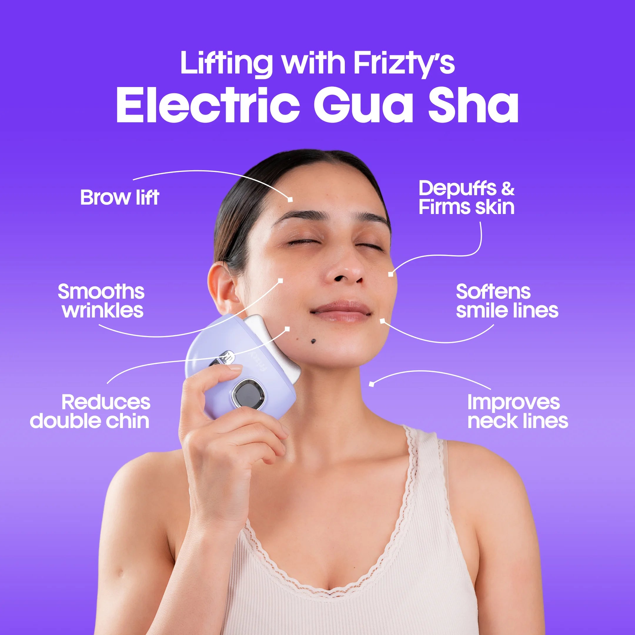 Frizty Electric Gua sha Face Massager + Electric Scalp Massage