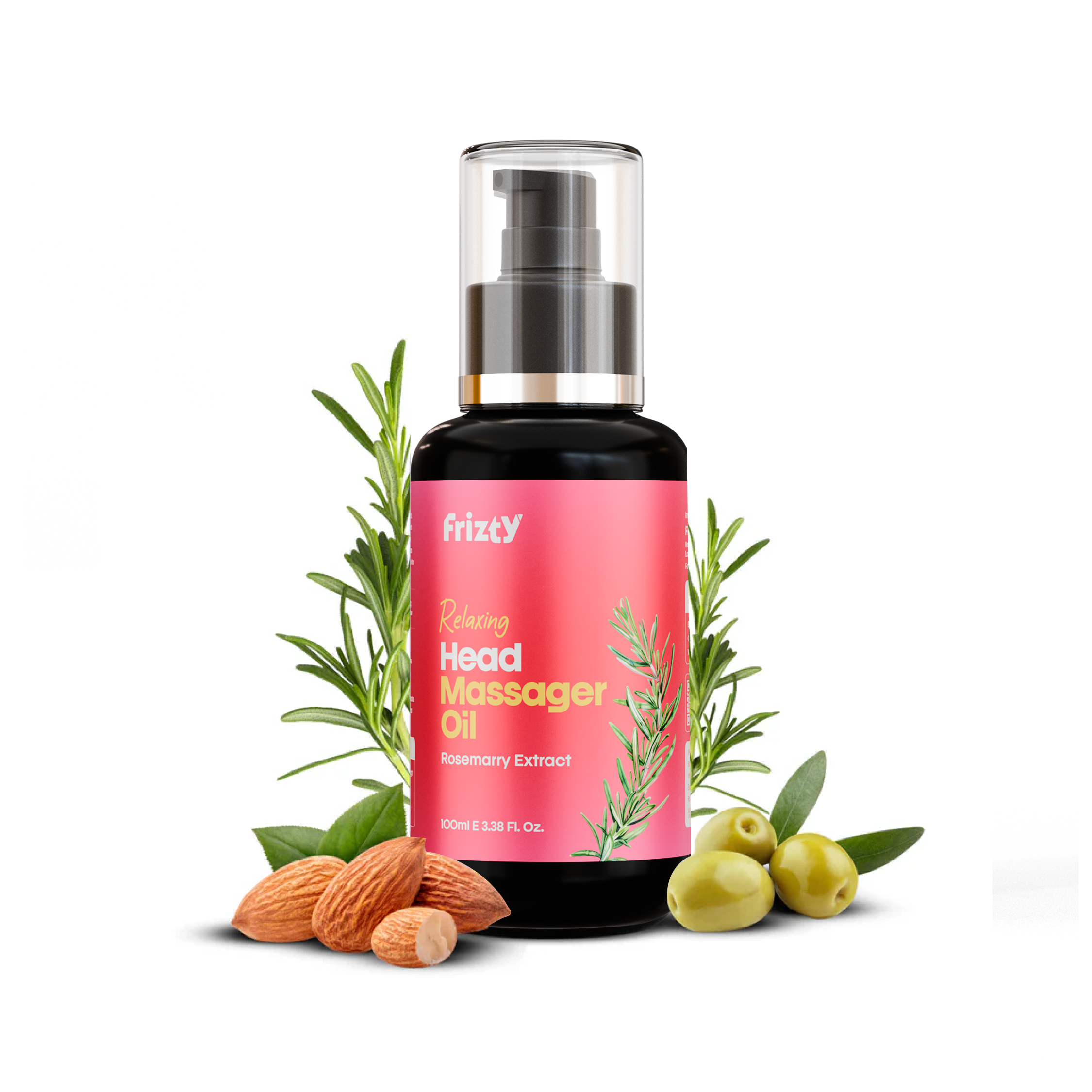 Frizty Rosemarry Essential Hair Oil | Hair Growth Oil | Hairfall Control | Women and Men