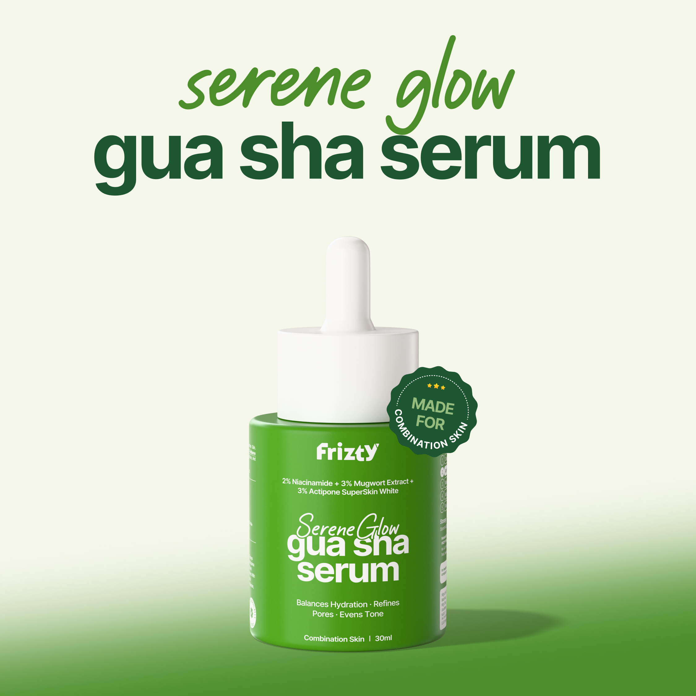 Electric Gua Sha Massager + SereneGlow Gua Sha Serum