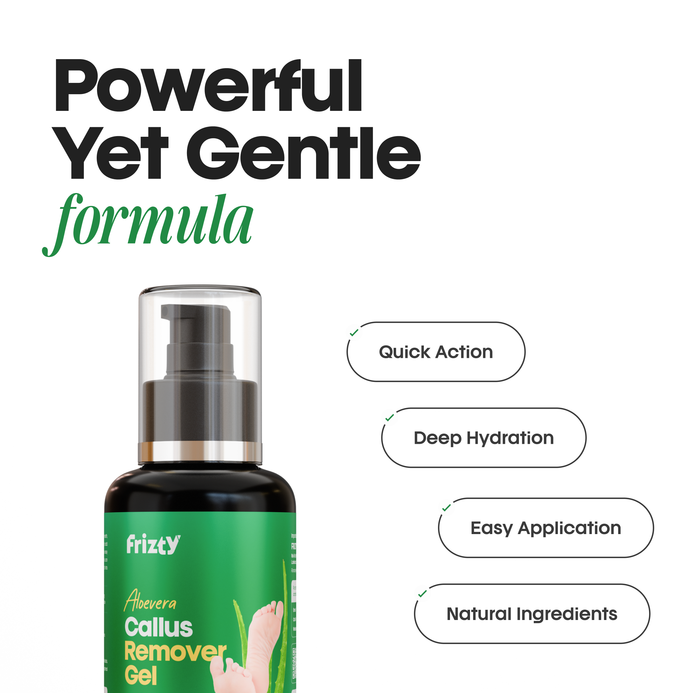 Feet Callus Remover Gel - Effective Callus and Dead Skin Removal