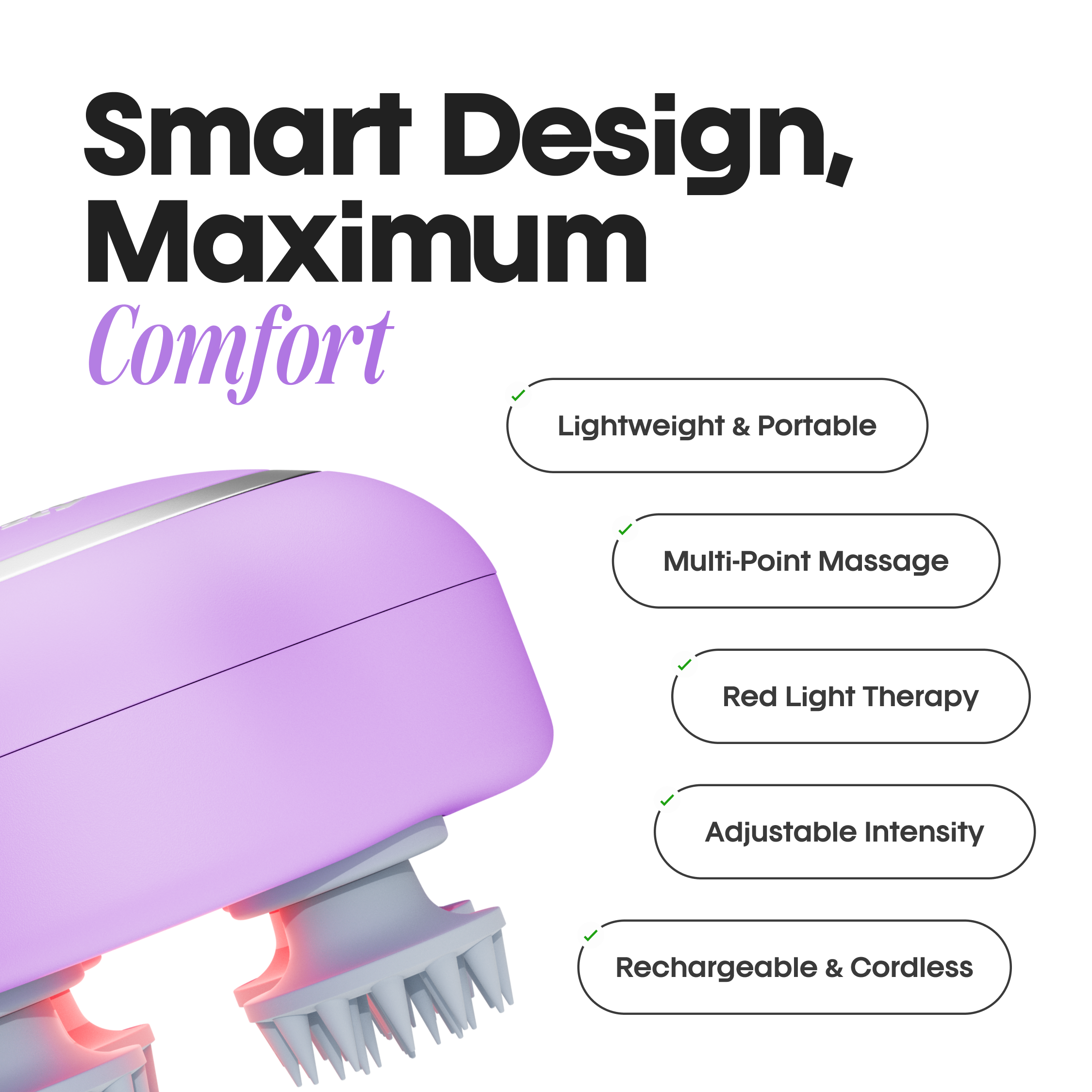 Face & Body Hair Trimmer for Women | 4 Heads- Bikini & Body Shaver, Face & Eyebrow, Nose and Ear Trimmer | Rechargeable