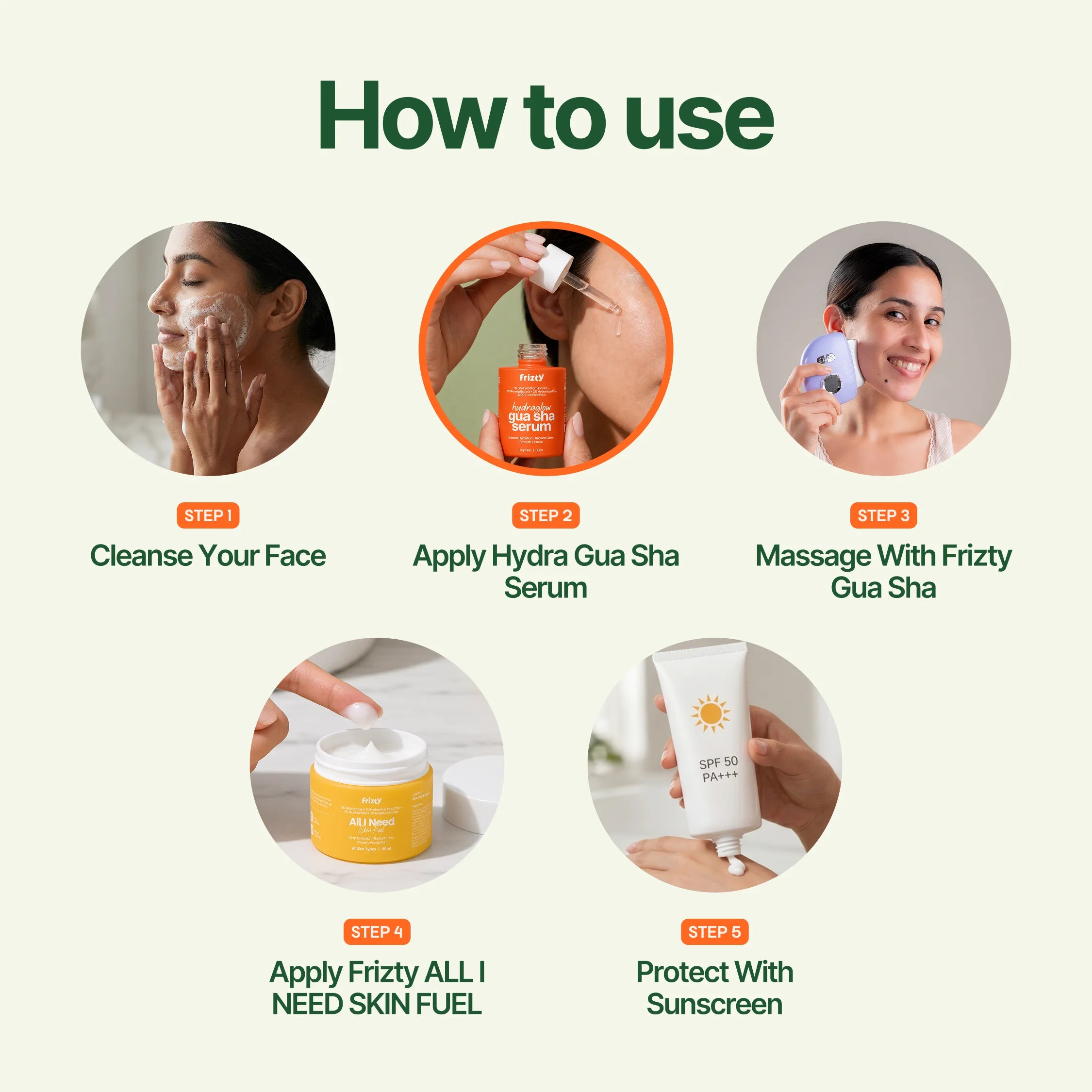 Electric Gua Sha Massager + Hydraglow Gua Sha Serum