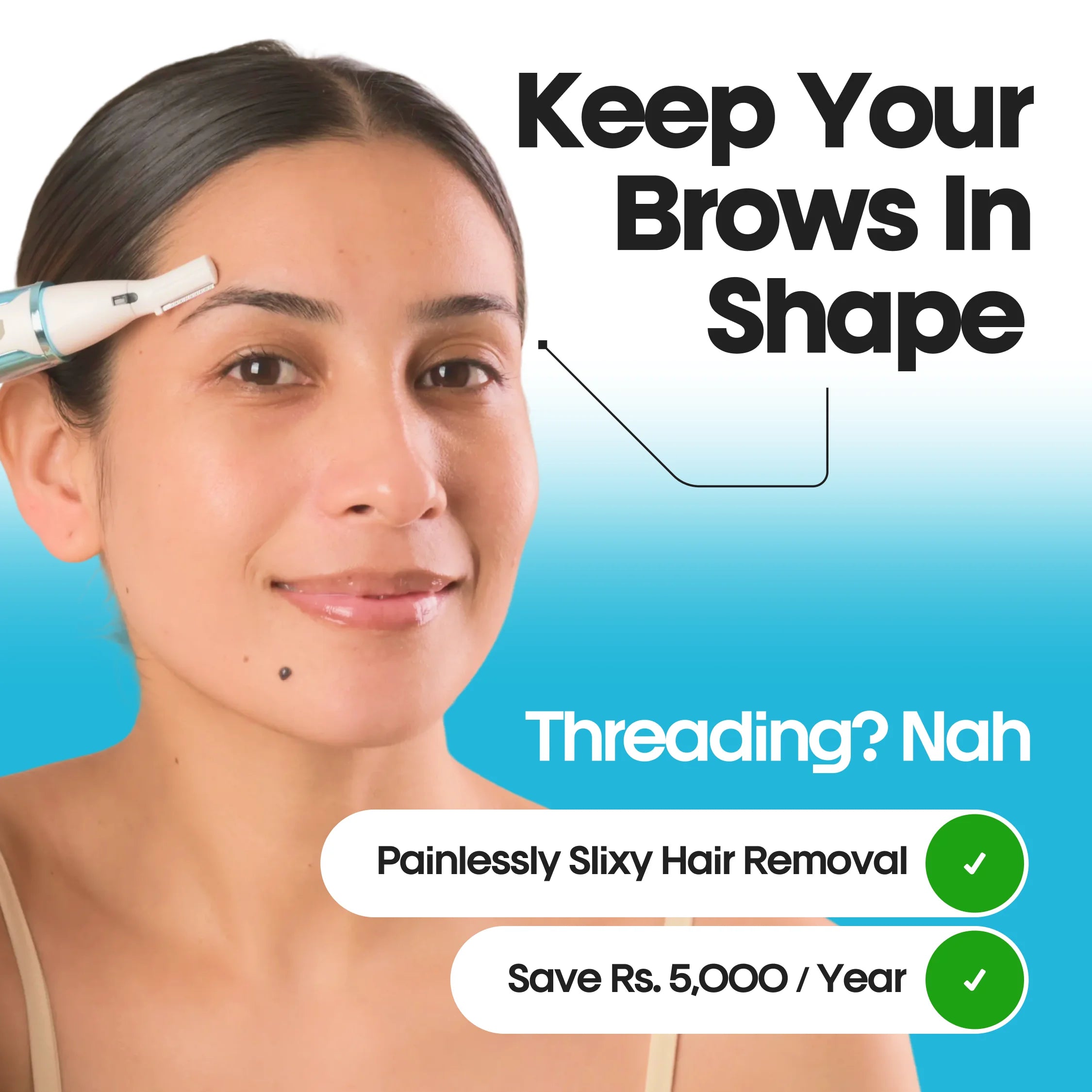 4-in-1 bikini trimmer + Head Masager