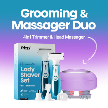 4-in-1 bikini trimmer + Head Masager