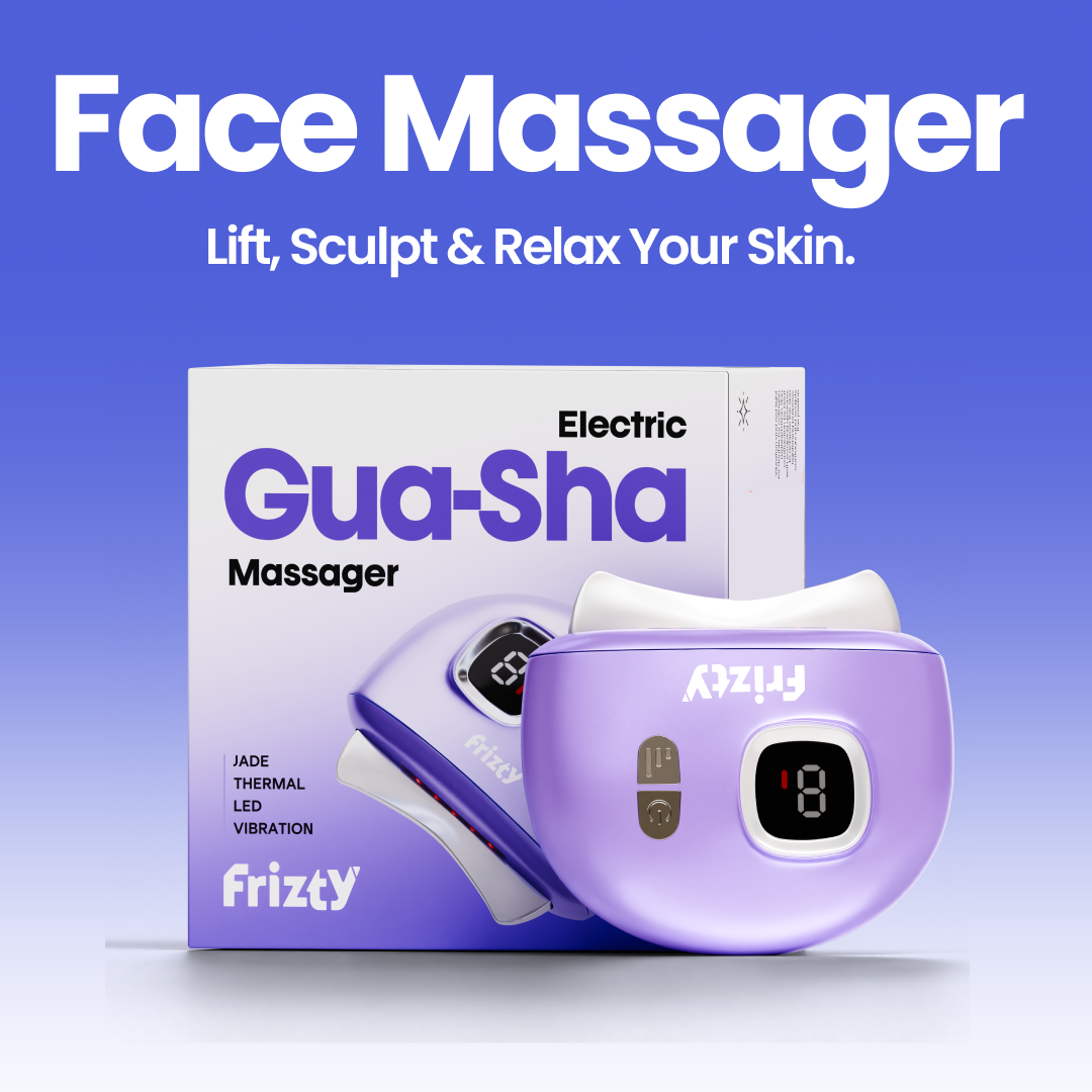 Frizty Electric Gua sha Massager with 9 Modes | For Men
