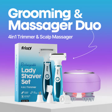4-in-1 Slixy women's trimmer + Scalp Massager
