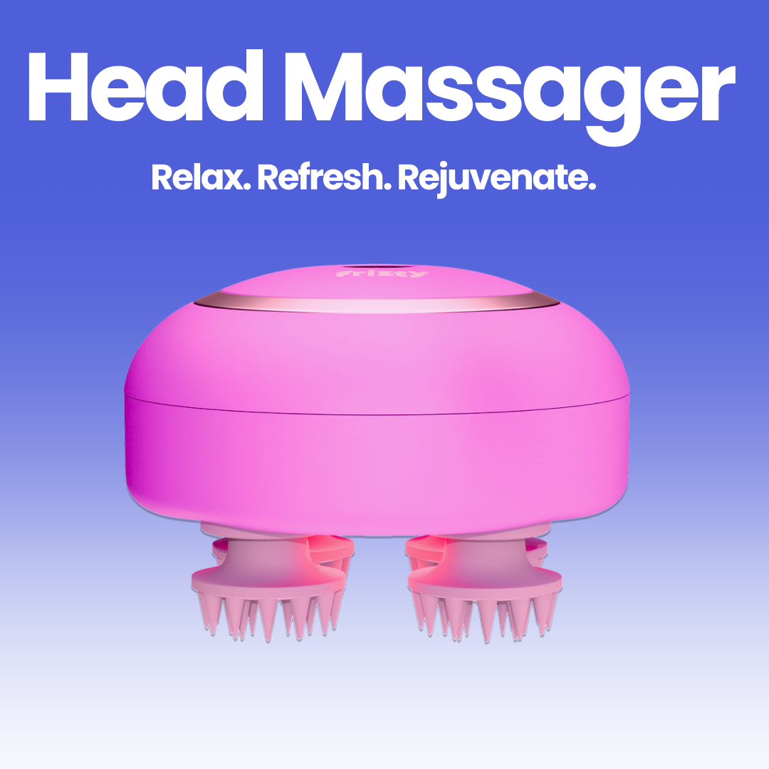 Electric Scalp Massage | Hair Massager for Hair Growth | Head Massager | Red light for hair | 96 Silicon Kneading Points Detachable Head, Stress Relief (Lavender)