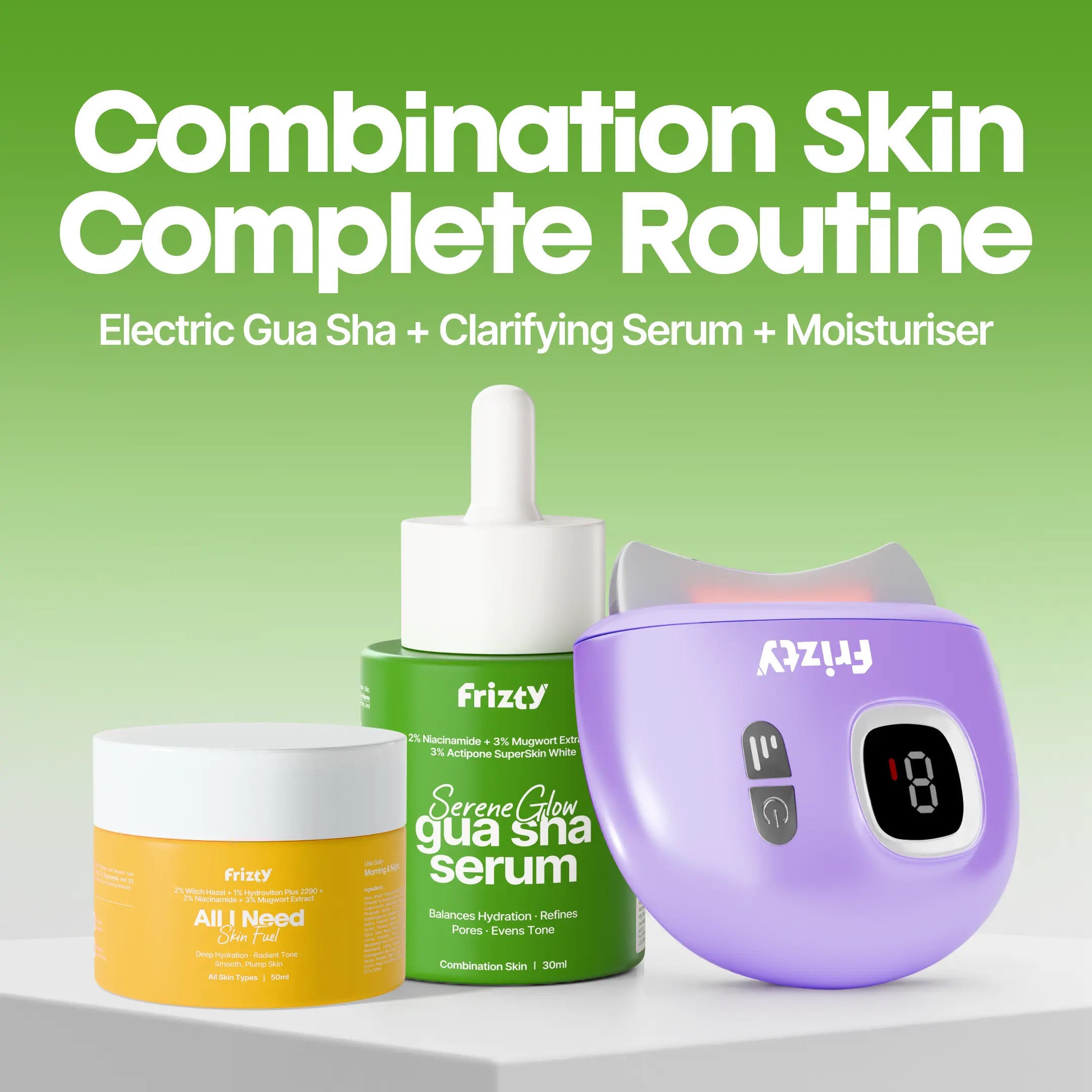 SereneGlow Gua Sha Serum – For Combination Skin | 30ML