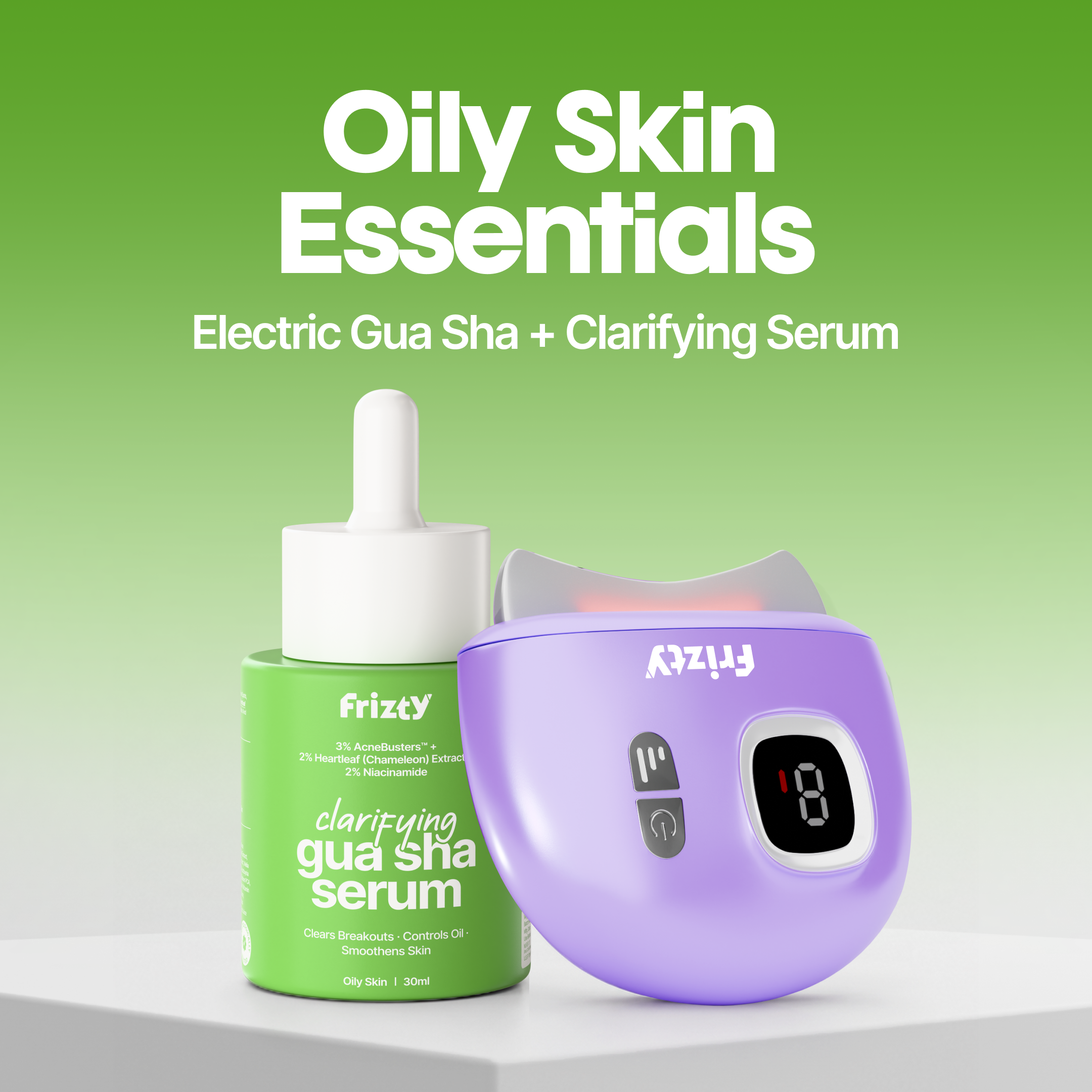 Electric Gua Sha Massager + Clarifying Gua Sha Serum