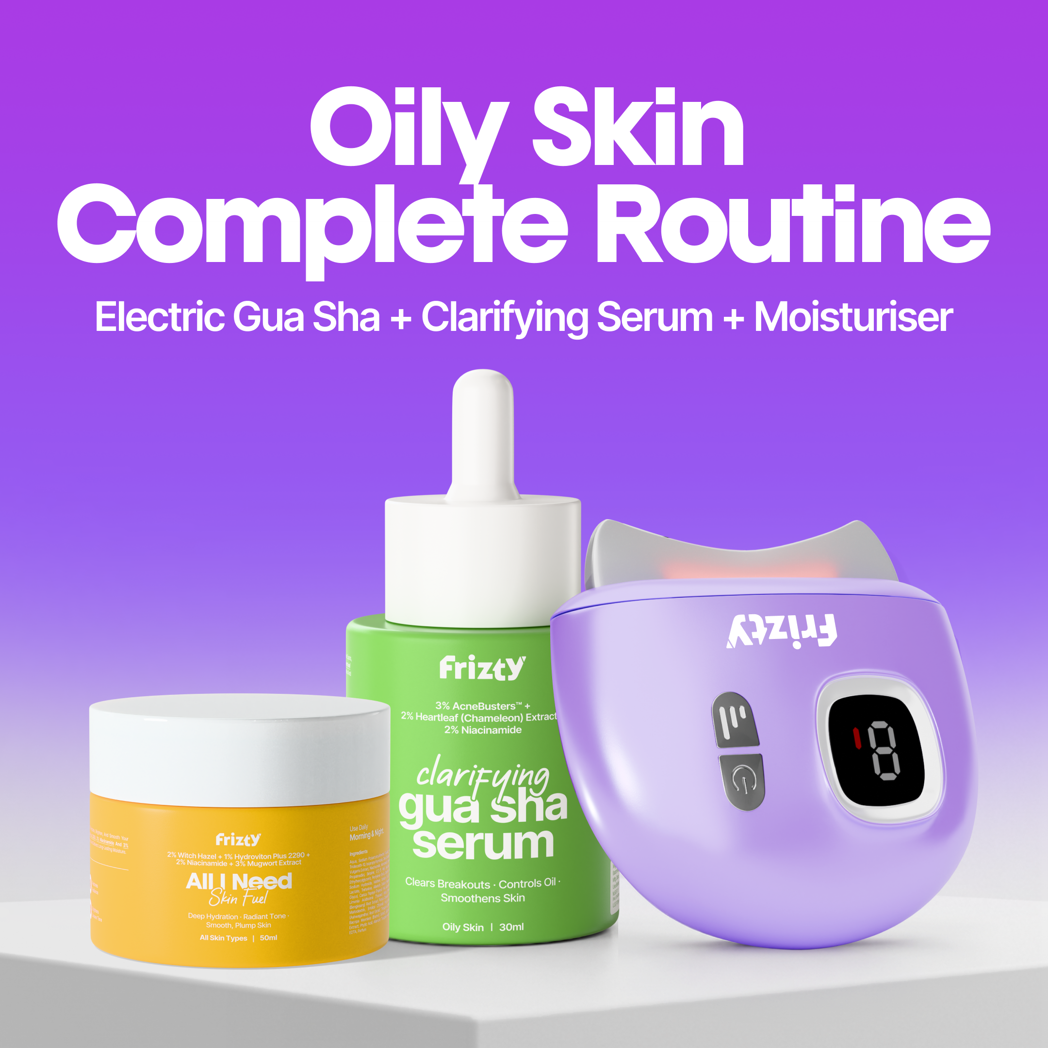 Electric Gua Sha Massager + Clarifying Gua Sha Serum