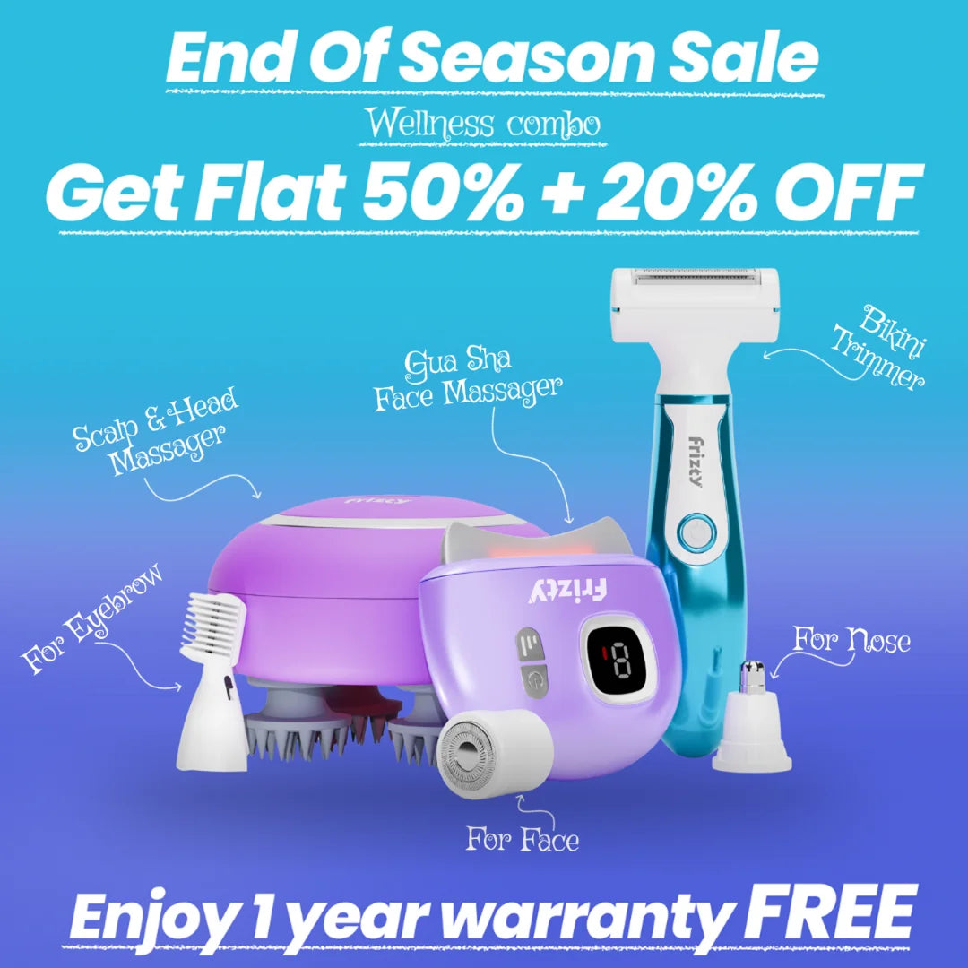 Wellness Combo | 4-in-1 bikini trimmer + Head Masager + Gua-sha Face Massager