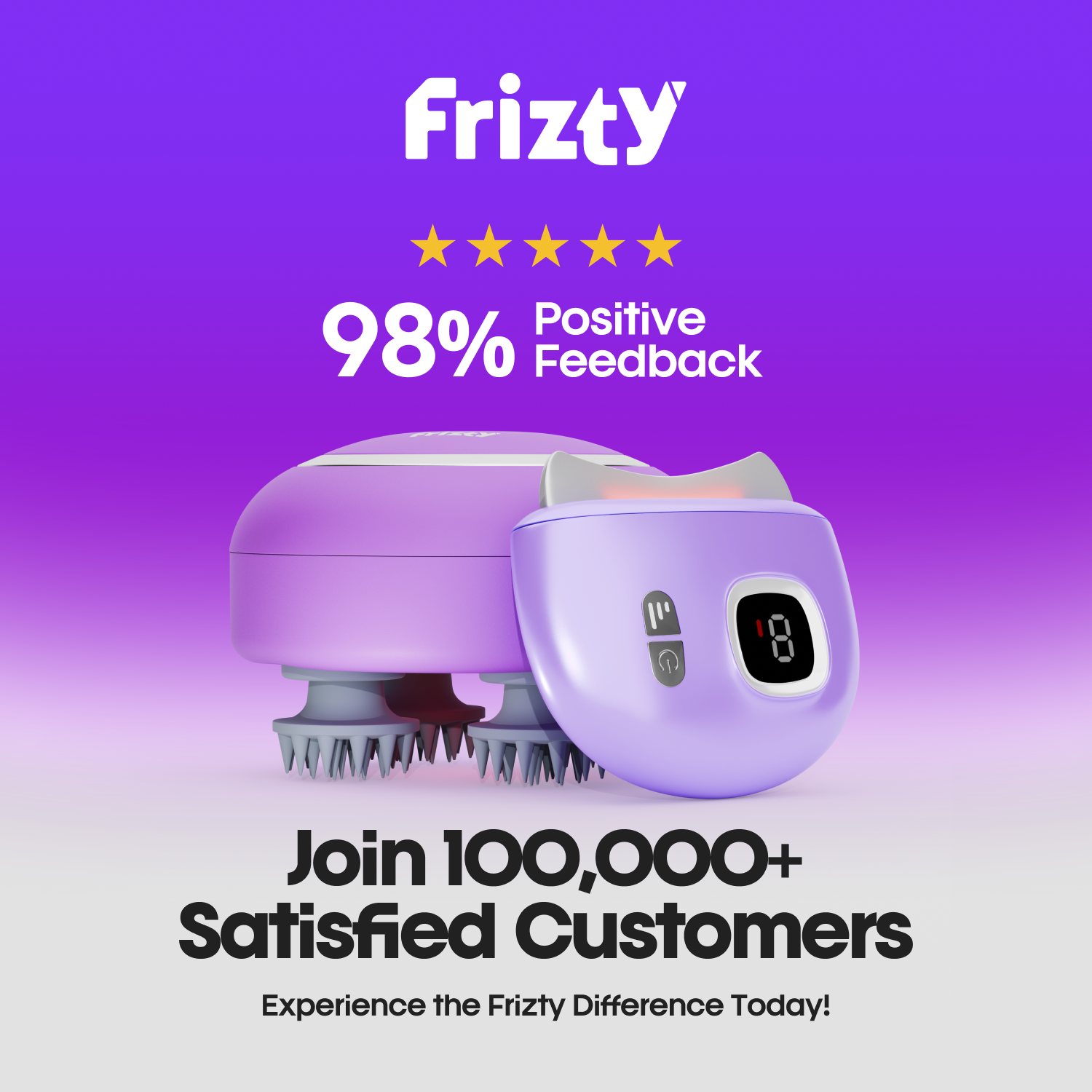 Frizty Electric Gua sha Face Massager + Electric Scalp Massage